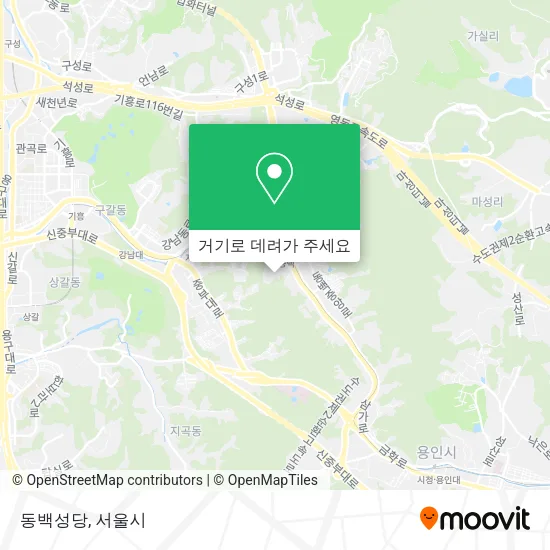동백성당 지도