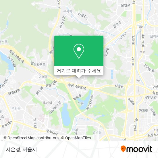 시온성 지도