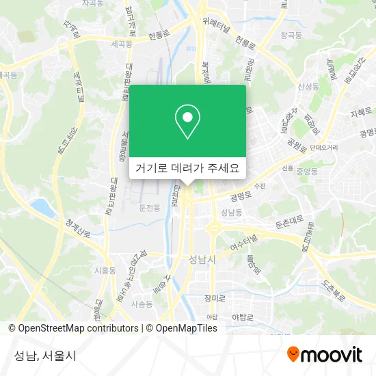 성남 지도