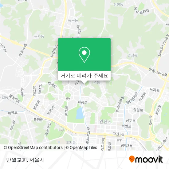 반월교회 지도