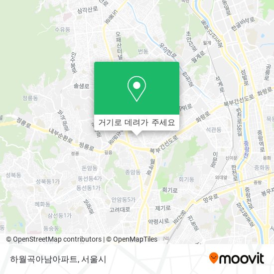 하월곡아남아파트 지도
