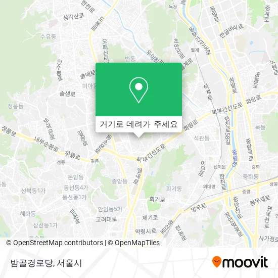밤골경로당 지도