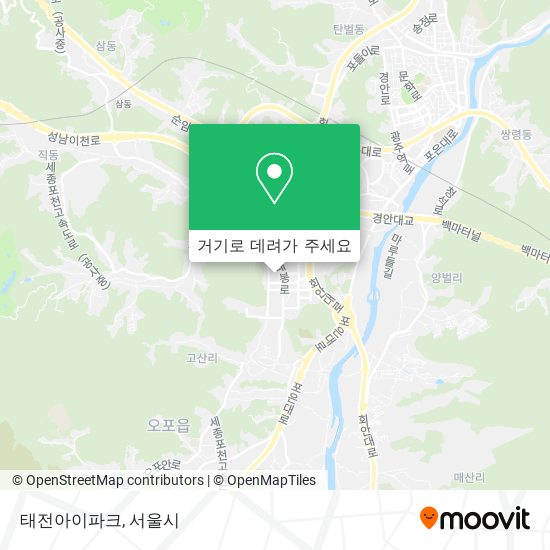 태전아이파크 지도