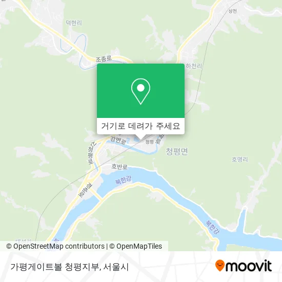 가평게이트볼 청평지부 지도