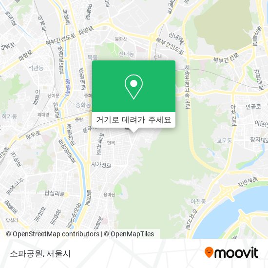 소파공원 지도