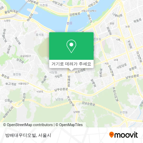 방배대우디오빌 지도