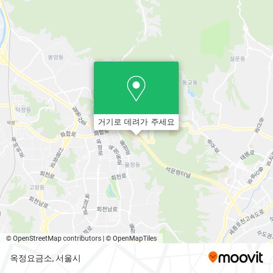 옥정요금소 지도