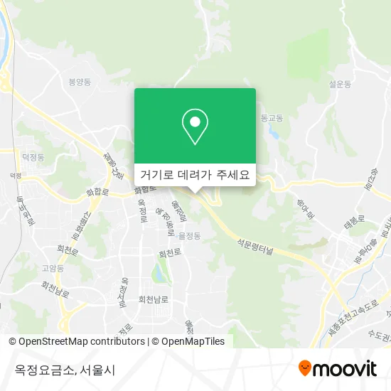 옥정요금소 지도