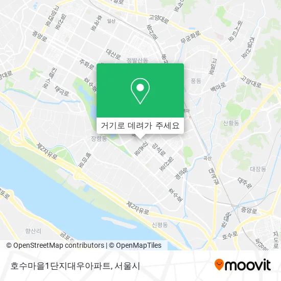 호수마을1단지대우아파트 지도
