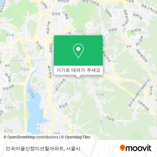 민속마을신창미션힐아파트 지도