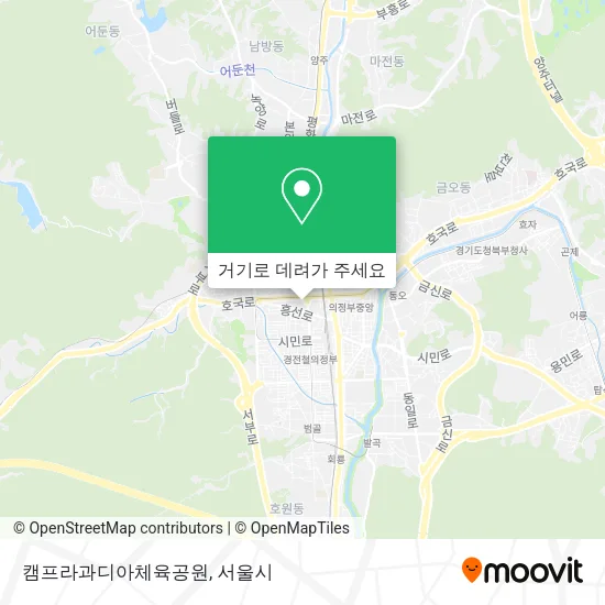 캠프라과디아체육공원 지도