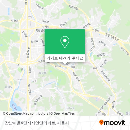 강남마을6단지자연앤아파트 지도