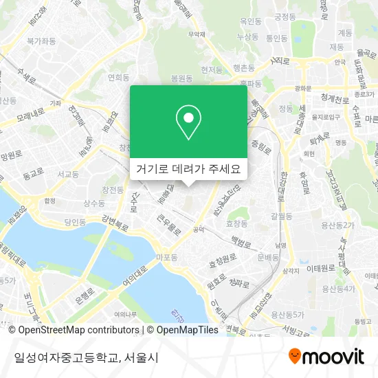 일성여자중고등학교 지도