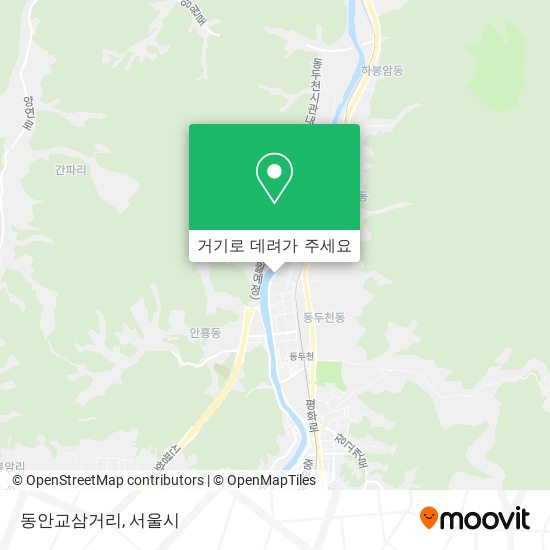 동안교삼거리 지도