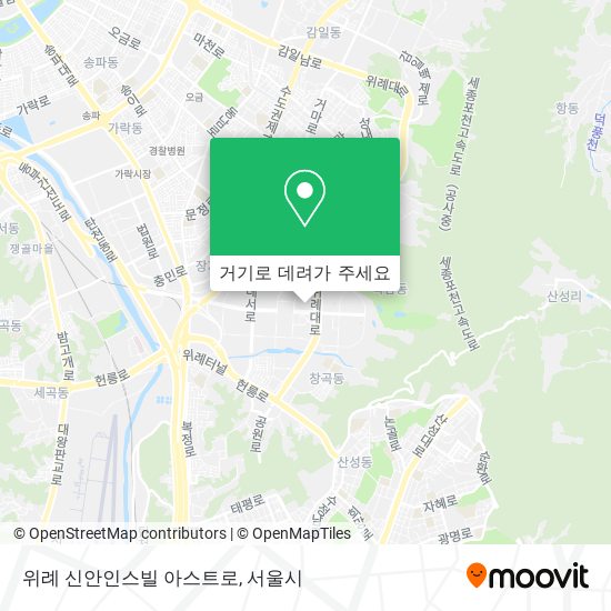 위례 신안인스빌 아스트로 지도
