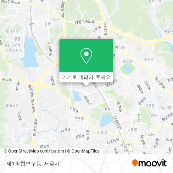 제1종합연구동 지도