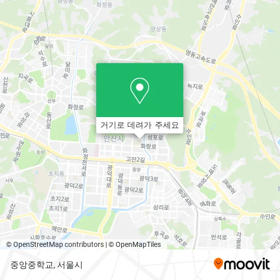 중앙중학교 지도