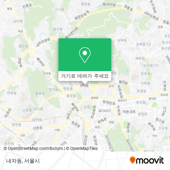 내자동 지도