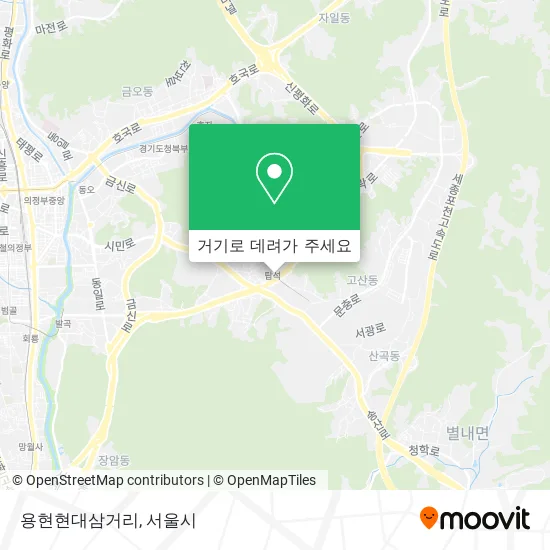 용현현대삼거리 지도