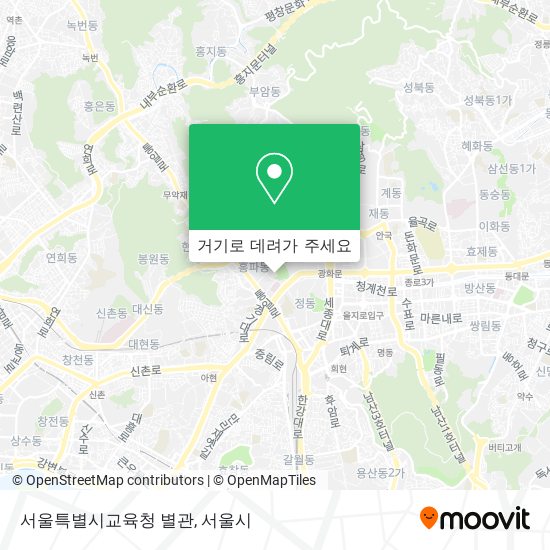 서울특별시교육청 별관 지도