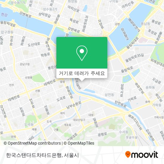 한국스탠다드차타드은행 지도