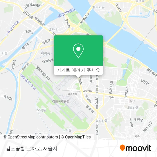 김포공항 교차로 지도