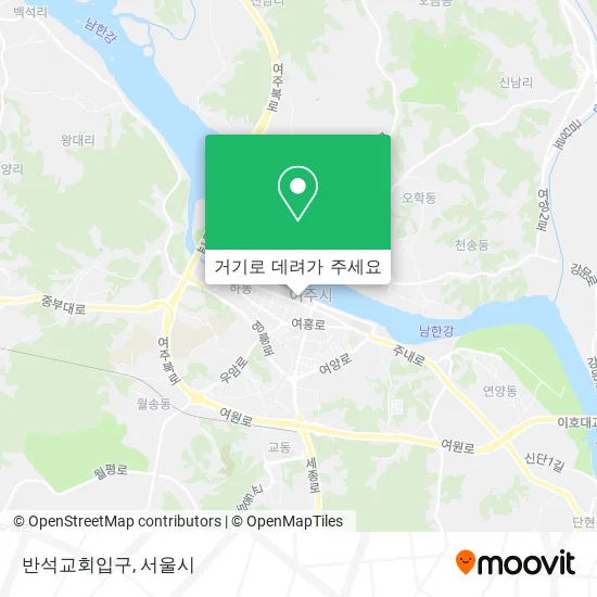 반석교회입구 지도