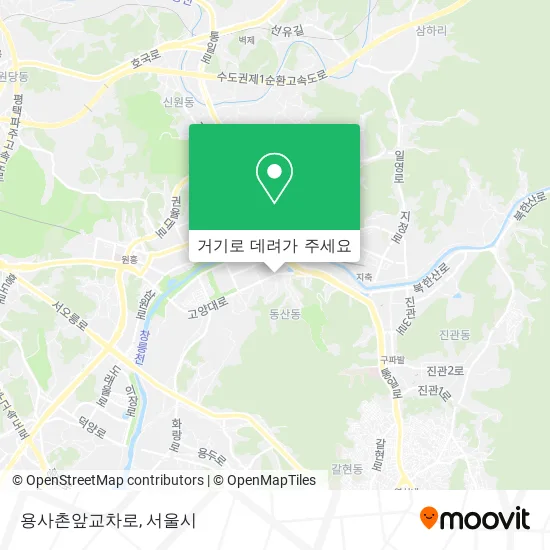 용사촌앞교차로 지도