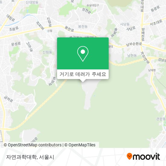 자연과학대학 지도