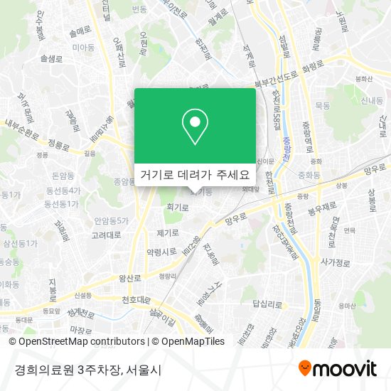 경희의료원 3주차장 지도
