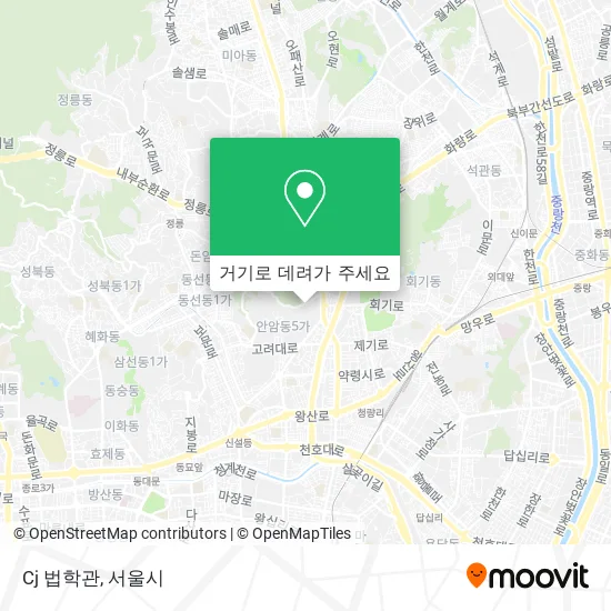 Cj 법학관 지도