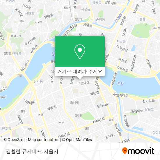 김활란 뮤제네프 지도