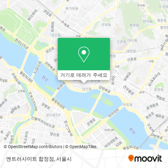 엔트러사이트 합정점 지도