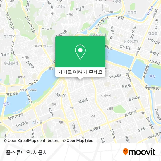 줌스튜디오 지도