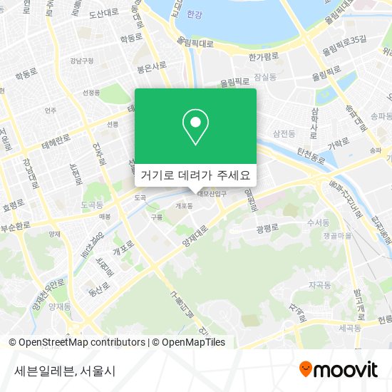 세븐일레븐 지도
