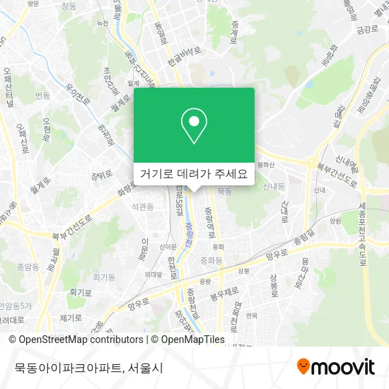 묵동아이파크아파트 지도