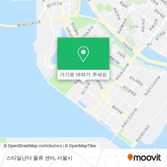 스타일난다 물류 센터 지도