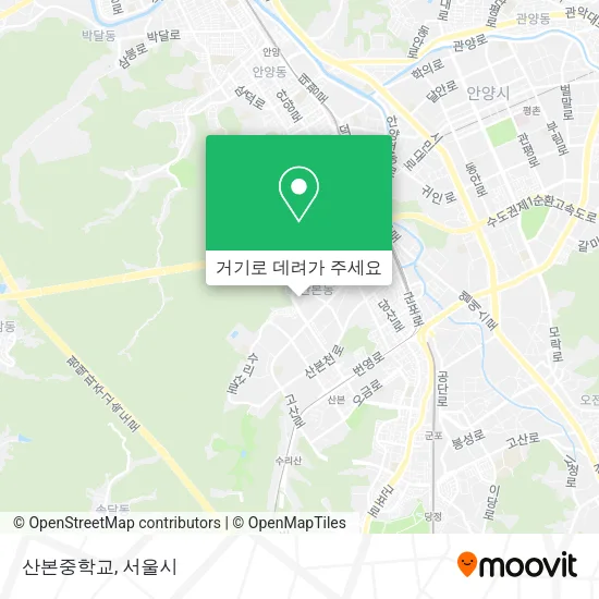 산본중학교 지도