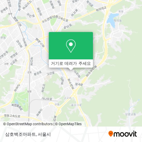 삼호백조아파트 지도