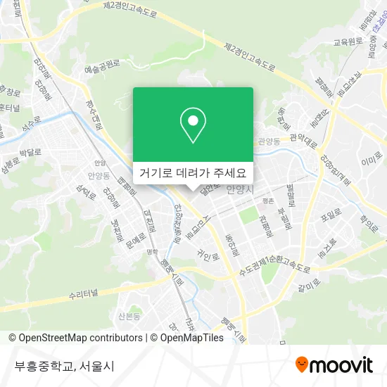 부흥중학교 지도