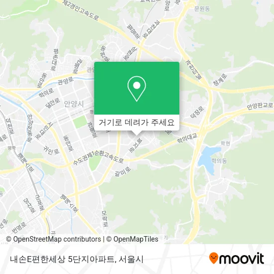 내손E편한세상 5단지아파트 지도