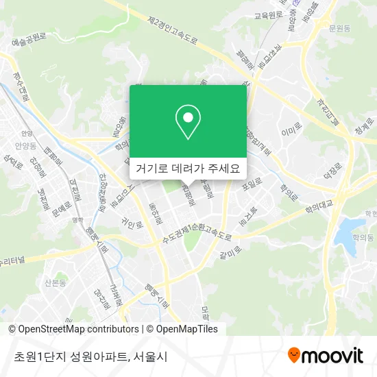 초원1단지 성원아파트 지도