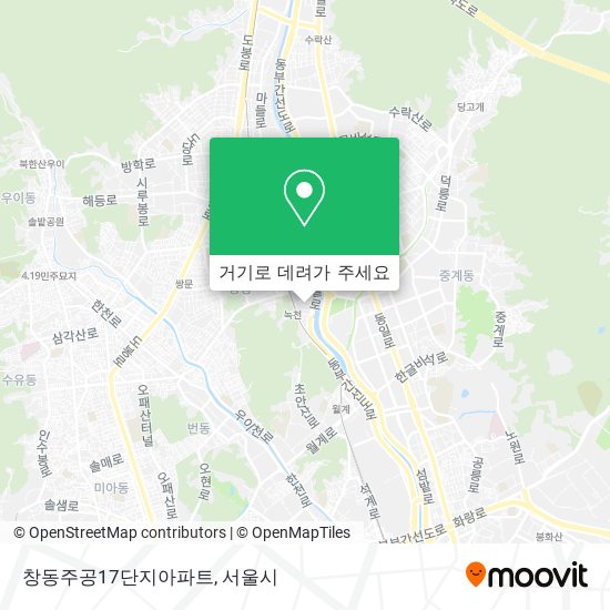 창동주공17단지아파트 지도