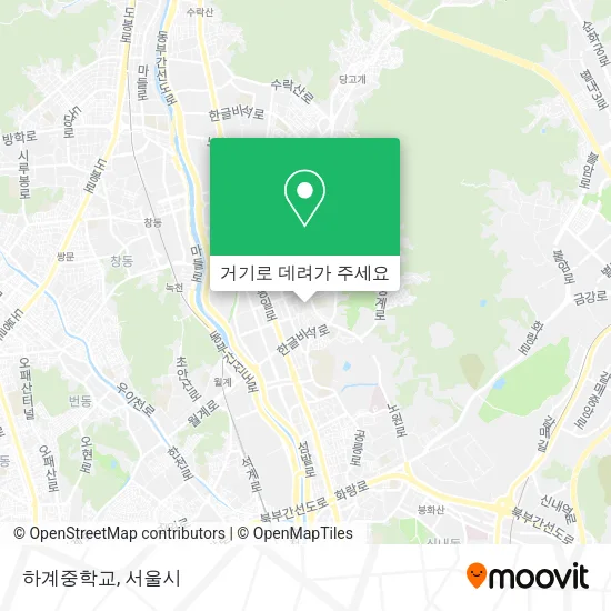하계중학교 지도
