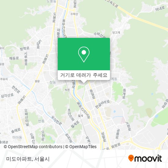 미도아파트 지도