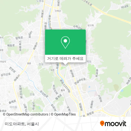 미도아파트 지도