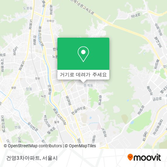 건영3차아파트 지도