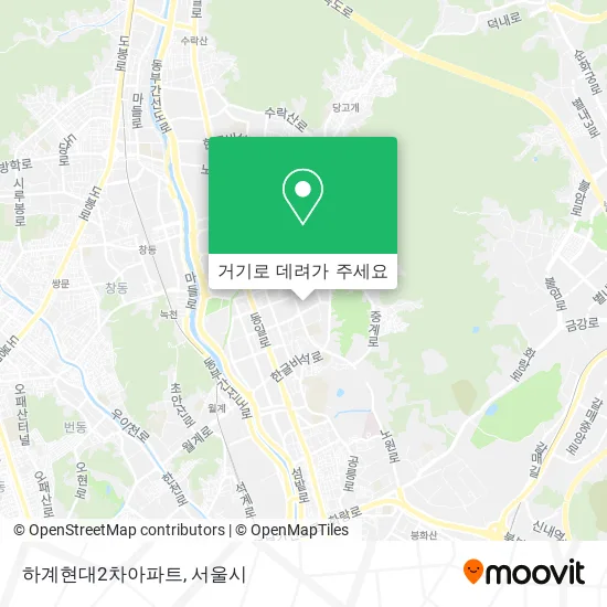 하계현대2차아파트 지도