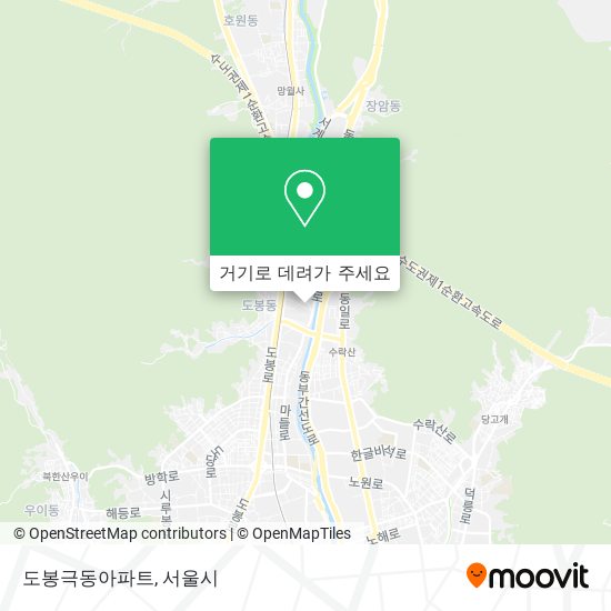 도봉극동아파트 지도