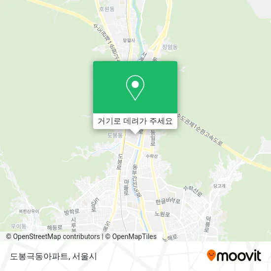 도봉극동아파트 지도